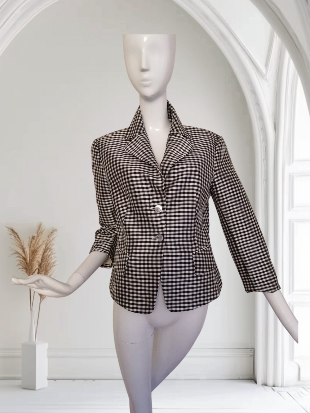 100% Silk Marc Aurel Women's Tailored Blazer size 38